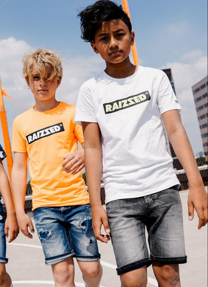 Jongens T-shirt met print, 2-pack